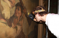 Konzervacija i restauracija četiri slike Ismeta Mujezinovića u Domu Oružanih snaga BiH