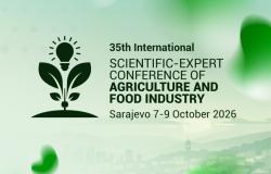 NAJAVA | 35. međunarodna naučno-stručna konferencija poljoprivrede i prehrambene industrije "Agriconference"