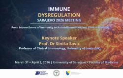 Medicinski fakultet UNSA organizuje međunarodni simpozij IMMUNE DYSREGULATION SARAJEVO 2026