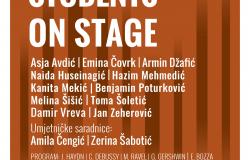Students on Stage II