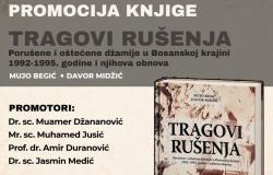 Promocija knjige “Tragovi rušenja – Porušene i oštećene džamije u Bosanskoj krajini 1992–1995. godine i njihova obnova”
