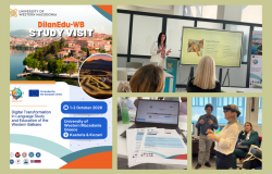 Studijska posjeta u okviru ERASMUS+ projekta DiLanEdu-WB održana na Univerzitetu Zapadne Makedonije