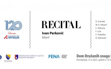 Recital pijaniste Ivana Perkovića u organizaciji HKD „Napredak“