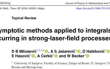 Objavljen pregledni naučni rad u časopisu  Journal of Physics A: Mathematical and Theoretical