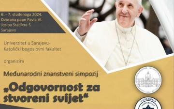 Najava | Međunarodni znanstveni simpozij "Odgovornost za stvoreni svijet"