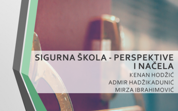 "Sigurna škola - perspektive i načela": nova knjiga o sigurnosti u obrazovnim institucijama