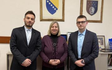 Ministrica Bošković razgovorala s novoizabranim rukovostvom Studenskog parlamenta Univerziteta u Sarajevu