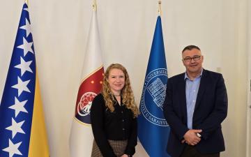 Predstavnica Univerziteta Loyola Maryland u posjeti Univerzitetu u Sarajevu