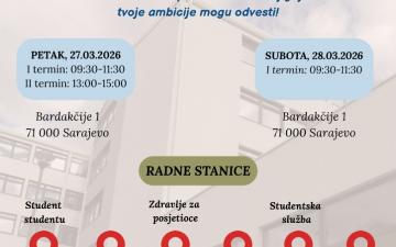 Dani otvorenih vrata Fakulteta zdravstvenih nauka UNSA