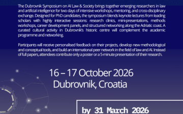 Simpozij o umjetnoj inteligenciji, pravu i društvu