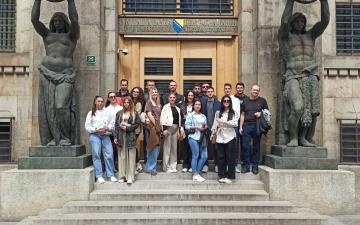 Fakultet za kriminalistiku, kriminologiju i sigurnosne studije UNSA | Stručno-edukativna posjeta Centralnoj banci Bosne i Hercegovine