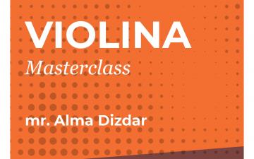 Nastavak realizacije masterclassa i stručnog predavanja za učenike i nastavnike violine voditeljice mr. Alme Dizdar.