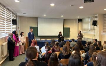 Filozofski fakultet UNSA | Posjeta studenata iz Zagreba Katedri za turski jezik i književnost