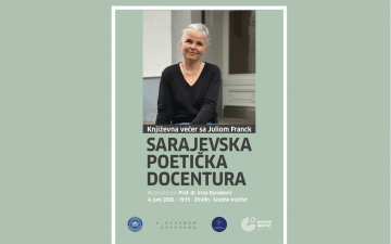 Julia Franck gošća Sarajevske poetičke docenture na Filozofskom fakultetu UNSA