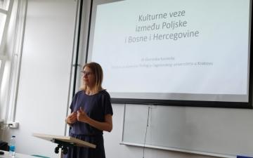 Filozofski fakultet UNSA | Održana gostujuća predavanja prof. dr. Dominike Kaniecke