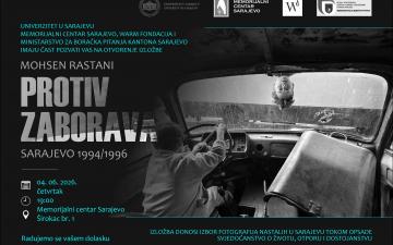 Otvaranje izložbe Mohsena Rastanija | PROTIV ZABORAVA: Sarajevo 1994/1996