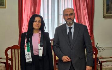 Susret rektora Univerziteta u Sarajevu i ambasadorice Palestine u BiH
