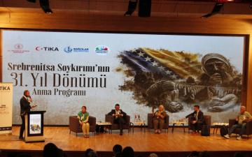 Direktor Instituta za istraživanje zločina protiv čovječnosti i međunarodnog prava UNSA učestvovao u obilježavanju 31. godišnjice genocida u Srebrenici održanom u Istanbulu