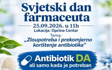 25. septembar – Svjetski dan farmaceuta