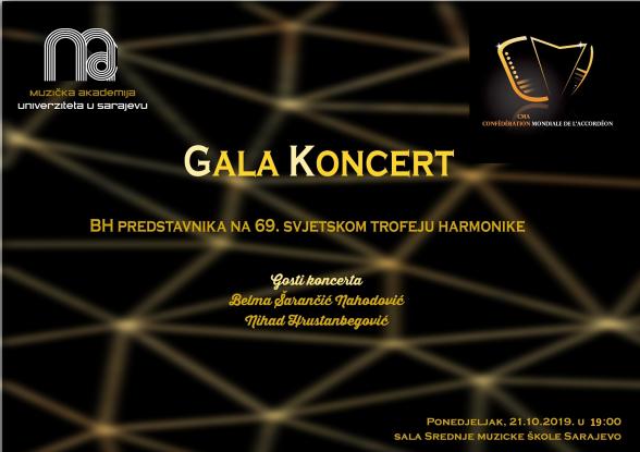 Gala koncert u čast izbora bh. predstavnika na 69. svjetskom trofeju harmonike u Portugalu!