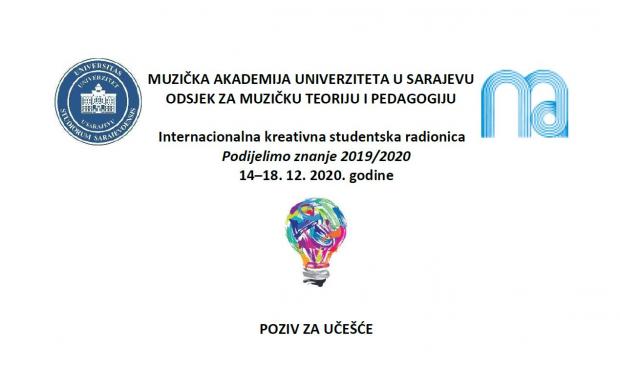 Internacionalna kreativna studentska radionica „Podijelimo znanje 2019/2020“