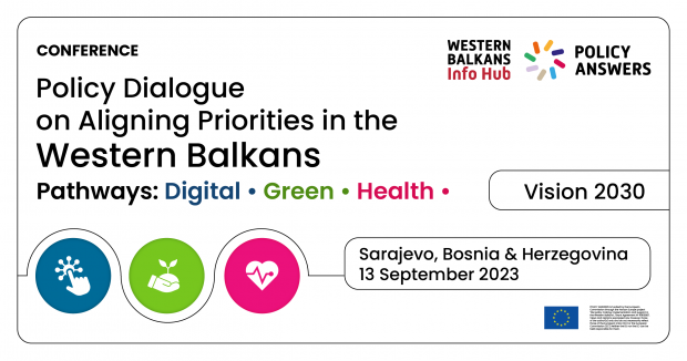 Konferencija "Dijalog o usklađivanju prioriteta na Zapadnom Balkanu – Vizija 2030 – Digitalni/Zeleni/Zdravi putevi"