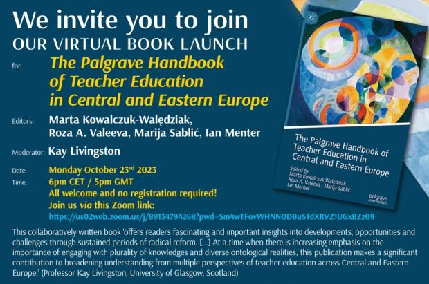 Evropska promocija priručnika "The Palgrave Handbook of Teacher Education in Central and Eastern Europe"