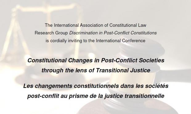 Konferencija "Constitutional Changes in Post-Conflict Societies through the lens of Transitional Justice"