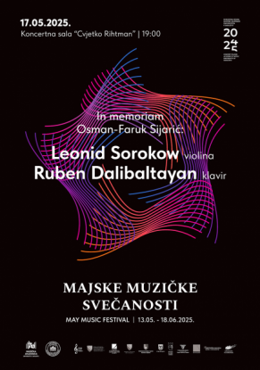 Koncert violiniste Leonida Sorokowa i pijaniste Rubena Dalibaltayana u čast prof. Osmanu-Faruku Sijariću
