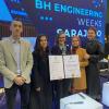 Studenti i zaposlenici Mašinskog fakulteta UNSA osvojili nagradu za najbolji inženjerski projekat u oblasti Održivi razvoj/energetika, voda, bioresursi na ovogodišnjoj BH sedmici inžinjerstva
