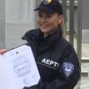 Alumna Fakulteta za kriminalistiku, kriminologiju i sigurnosne studije UNSA  Adna Brkić najbolja kadetkinja generacije