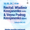 Koncert violiste Wladimira Kossjanenka i pijanistice Vesne Podrug Kossjanenko