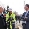  Delegations from the Sarajevo Canton Government and the University of Sarajevo visited the construction site of the Library of the University of Sarajevo