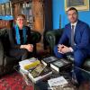Direktor Instituta za istraživanje zločina protiv čovječnosti i međunarodnog prava UNSA posjetio Bošnjački institut – Fondacija Adila Zulfikarpašića