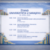 Program Univerziteta u Sarajevu za 25. april 2026.