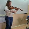 Saradnica Muzičke akademije UNSA, violistica mr. Aida Deljkić gostovala u muzičkim školama u Zenici