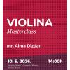 Mr. Alma Dizdar održala masterclass iz violine za učenike Muzičke škole I i II stupnja, Mostar
